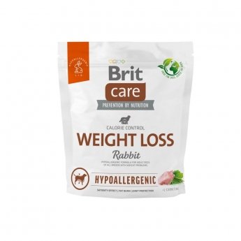 Brit Care Dog Adult Hypoallergenic Weight Loss Rabbit (1 kg)