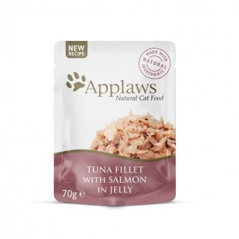 Applaws Cat Tunfisk og laks i gelé, 70 g