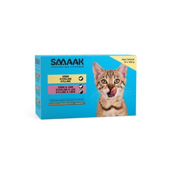 Smaak Cat Kitten Multipack pouch 12 x 100 g
