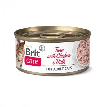 Brit Care Cat tunkfisk, kylling & melk 70 g