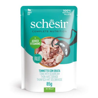 Schesir C&B Tunfisk og Sj&oslash;brasme i Gele 85g