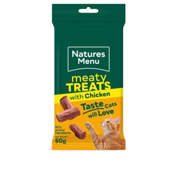 Natures Menu Cat Godbiter med Kylling og Svinekjøtt 50g