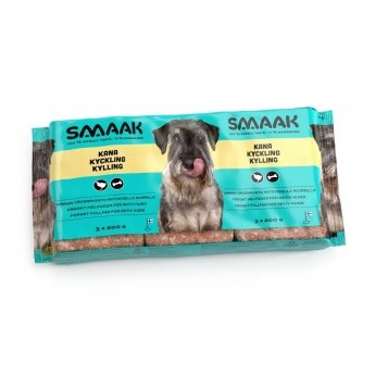 SMAAK Raw Complete Kylling Active 3x200g (3 x 200 g)