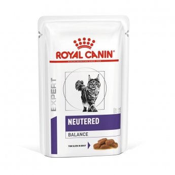 Royal Canin Veterinary Diets Cat Neutered Balance Gravy, 12 x 85 g