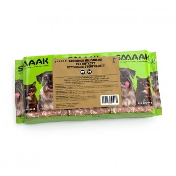 SMAAK Raw Complementary Storfe Fatty (3 x 200 g)