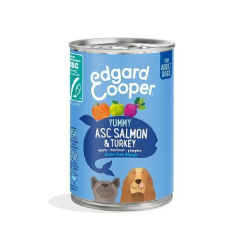 Edgard & Cooper Dog Laks & Kalkun (400 g)