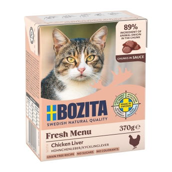 Bozita Cat Chicken Liver Chunks in Sauce 370 g