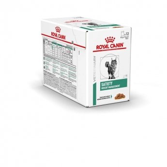 Royal Canin Veterinary Diets Cat Satiety Weight Management Gravy, 12x85 g
