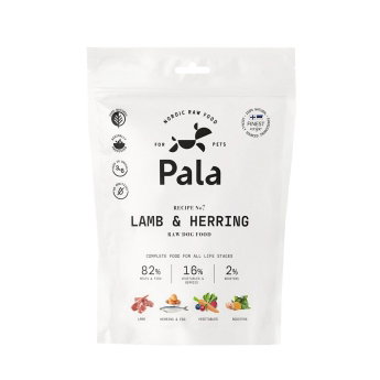 Pala #7 Lamb & Herring T&oslash;rrf&ocirc;r til hund (400 g)