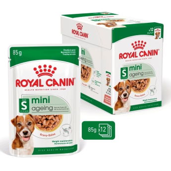 Royal Canin Mini Ageing Gravy våtfôr til hund 12x85 g