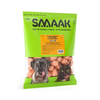 SMAAK Raw Complementary Kylling & Kalkun Fatty 1 kg
