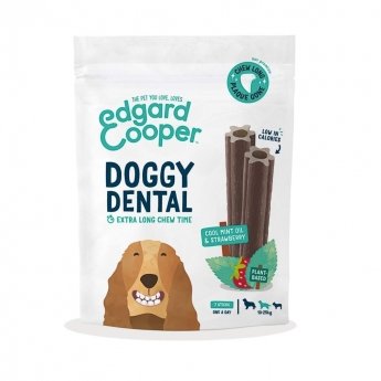 Edgard & Cooper Doggy Dental Tyggepinner Jordbær & Mynte 7-pack (M)