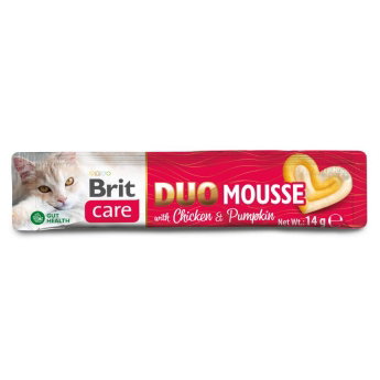 Brit Care Cat Creamy Duo Mousse with Chicken and Pumpkin 4x14 g