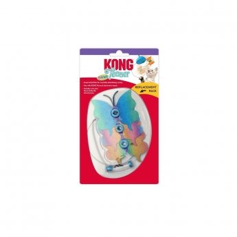 KONG Teaser Purrsuit Butterfly Replacement pack, 3-pakning