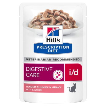 Hills Prescription Diet Feline i/d Digestive Care Salmon 12x85 g