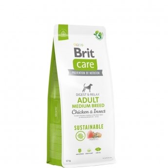 Brit Care Dog Sustainable Adult Medium Breed Chicken & Insect