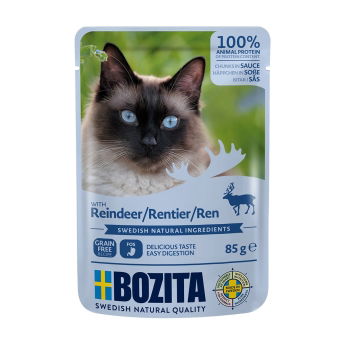 Bozita Cat Reindeer Chunks in Sauce 85g