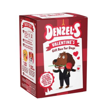 Denzels Valentines Treat Gift Box godbiter til hund 120g