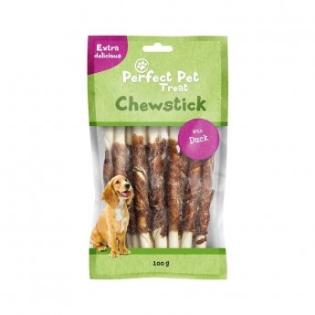 Perfect Pet Duck wrapped chewstick 13 cm (100 g)
