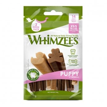 Whimzees Tyggebein til valper Value Bag XS/S, 14-pakning