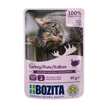 Bozita Cat Turkey Chunks in Sauce 85g