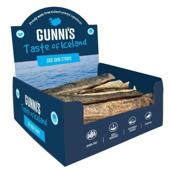 Gunnis Cod Skin Strips Tygg av Torsk 20cm