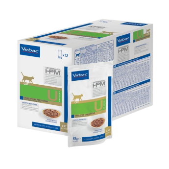 Virbac HPM Cat U Urology Dissolution & Prevention 12x85 g