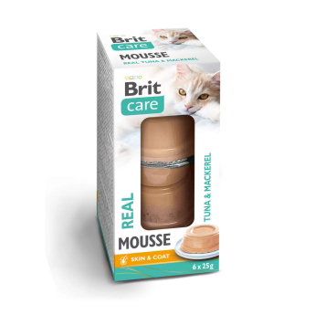 Brit Care Cat Mousse with Real Tuna and Mackerel 6x25 g