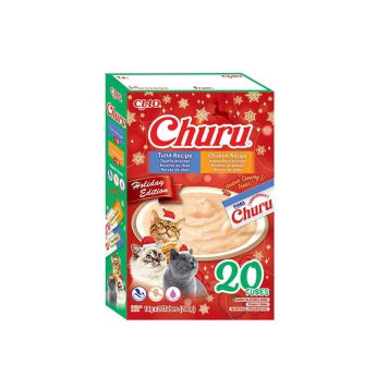 Churu Christmas Cat treat Kylling og Tunfisk 20-pk