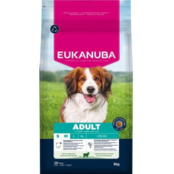 Eukanuba Adult Small & Medium Breed Lamb & Rice (3 kg)