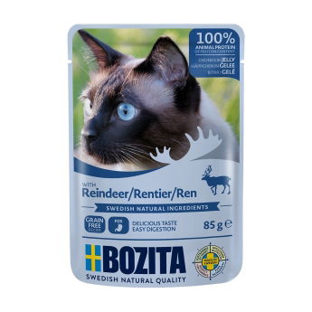 Bozita Cat Reindeer Chunks in Jelly 85 g