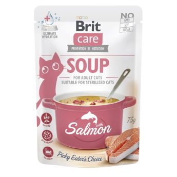 Brit Care Cat Soup med Laks 75g