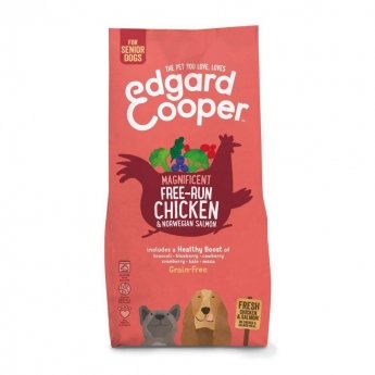 Edgard & Cooper Dog Senior Grain-Free Kylling & Laks (7 kg)