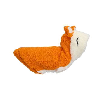 Little&Bigger Fox hoodie orange