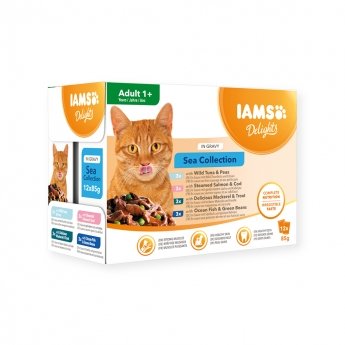 Iams Delights in gravy Multipack Sea Collection 12x85 g