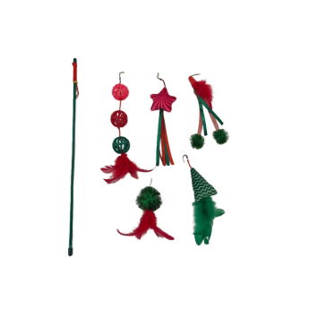 Meow&Me Happy Holidays Viftepinne med 5 leker