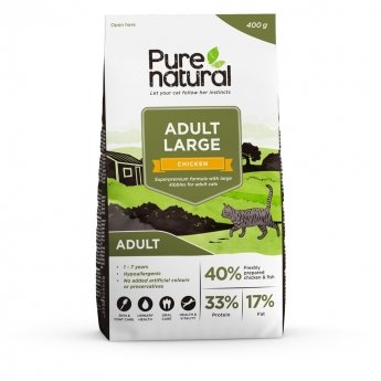 Purenatural Cat Adult Large Chicken (400 g)
