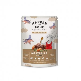 Harper and Bone Dog Pouch Wild Mountain kjøttboller