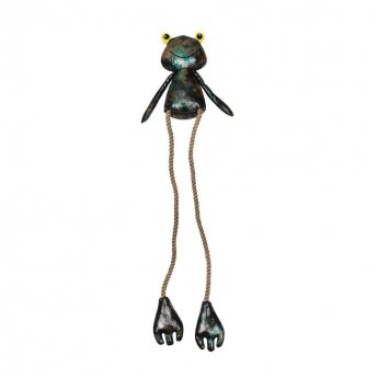Bark-a-Boo Long Toys Rope Legs frosk, 100 cm