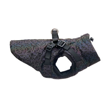 Little&Bigger Luminous print vinterdekken sort