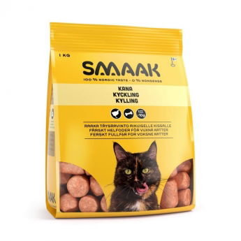 SMAAK Cat Raw Complete kylling (1 kg)