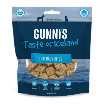 Gunnis Cod Baby Bites Godbiter av Torsk 70 g