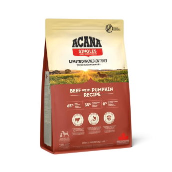 Acana Singles Dog Adult Grain Free Beef with Pumpkin (2 kg)