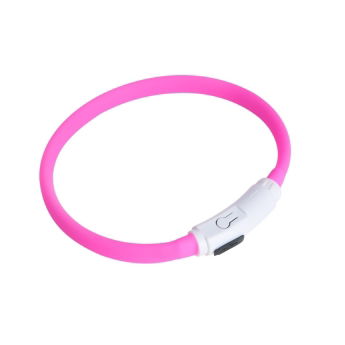 Little&Bigger Puppy LED-halsb&aring;nd 35 cm (Rosa)