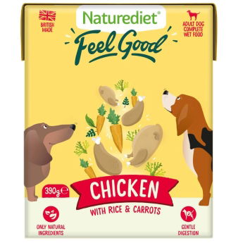 Naturediet Feel Good kylling (390 g)