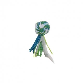 Feline Clean Dental Rope Ball with tail