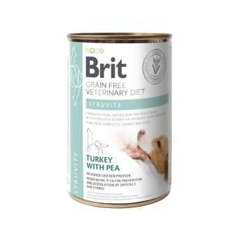 Brit Veterinary Diet Dog Struvite Grain Free Turkey with Pea, 400 g