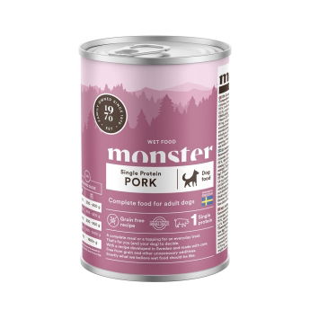 Monster Dog Adult Single Protein Svin 400 g