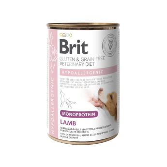 Brit Veterinary Diet for dogs Hypoallergenic Monoprotein Lamb 400g
