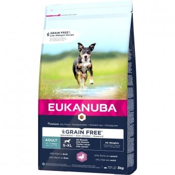 Eukanuba Grain Free Adult All Breeds Duck (3 kg)